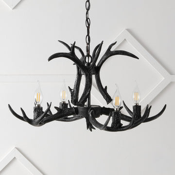 Eldora Adjustable Resin Antler LED Chandelier